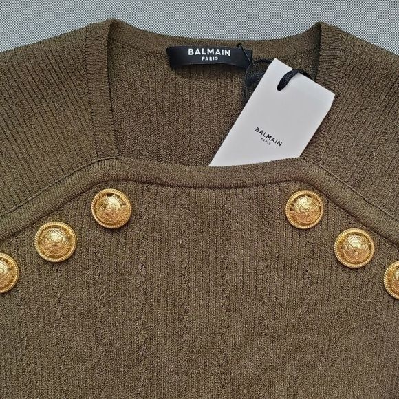 Authentic Balmain Button Detail Top - Picture 6 of 6